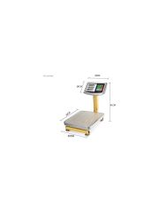 100 kg Şarjlı Elektronik Terazi – 5 gr Hassasiyet