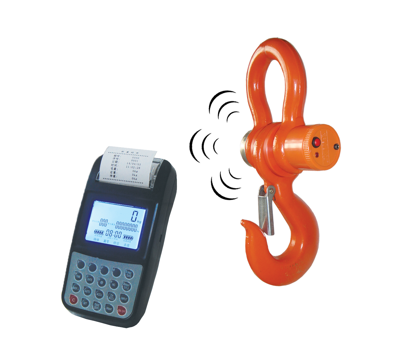 TEM SH-WD 3000 KG Kablosuz Vinç Baskülü – Dayanıklı, Hassas ve Portatif Tartım Çözümü