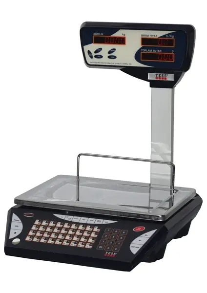 TESS MT SERİSİ BİRİM FİYAT HAFIZALI MARKET TERAZİSİ